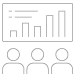 a group of people reviewing data